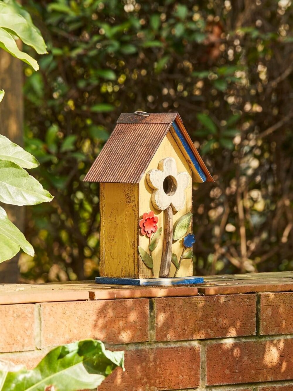 Bird Houses for Outside, 10.2" H Hanging Bird House for Outdoor Patio Garden Dec - Picture 7 of 9